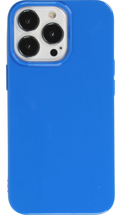 Coque iPhone 13 Pro - Gel - Bleu