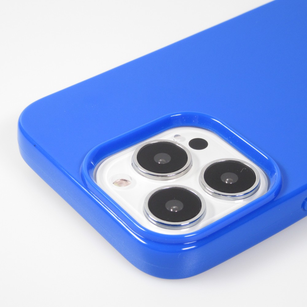 Coque iPhone 13 Pro Max - Gel - Bleu