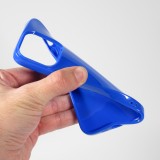 Coque iPhone 13 Pro Max - Gel - Bleu