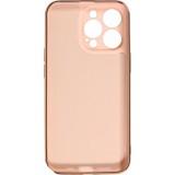 Coque iPhone 13 Pro Max - Gel Bronze avec anneau - Rose