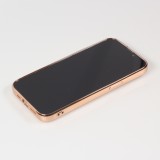 Coque iPhone 13 Pro Max - Gel Bronze avec anneau - Rose