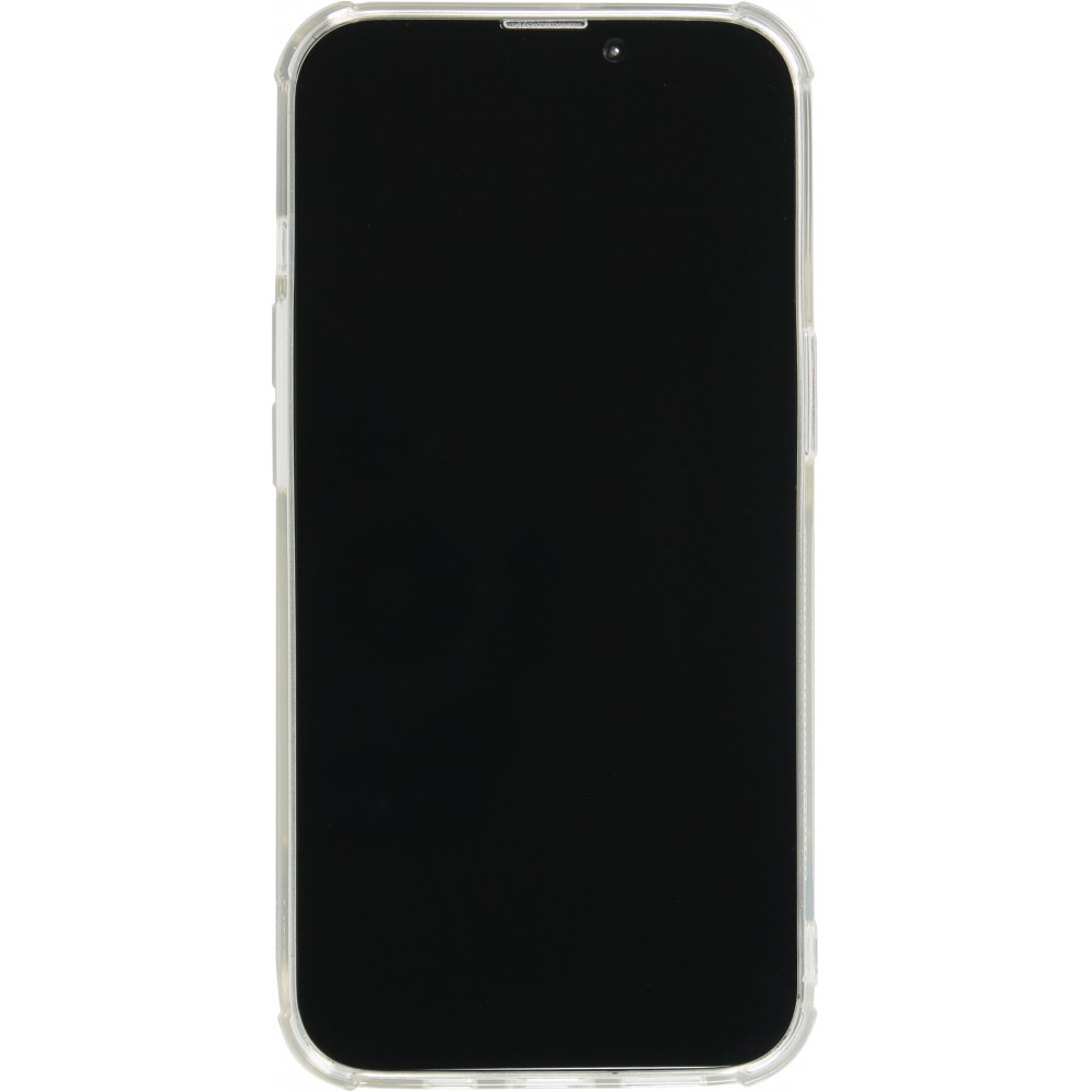 Hülle iPhone 13 Pro Max - Gummi Bumper Kartenhalter - Transparent