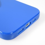 iPhone 13 Pro Max Case Hülle - 3D Herz Gel - Blau