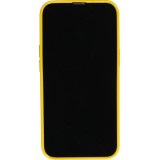 Coque iPhone 13 Pro - Gel Coeur 3D relief - Jaune