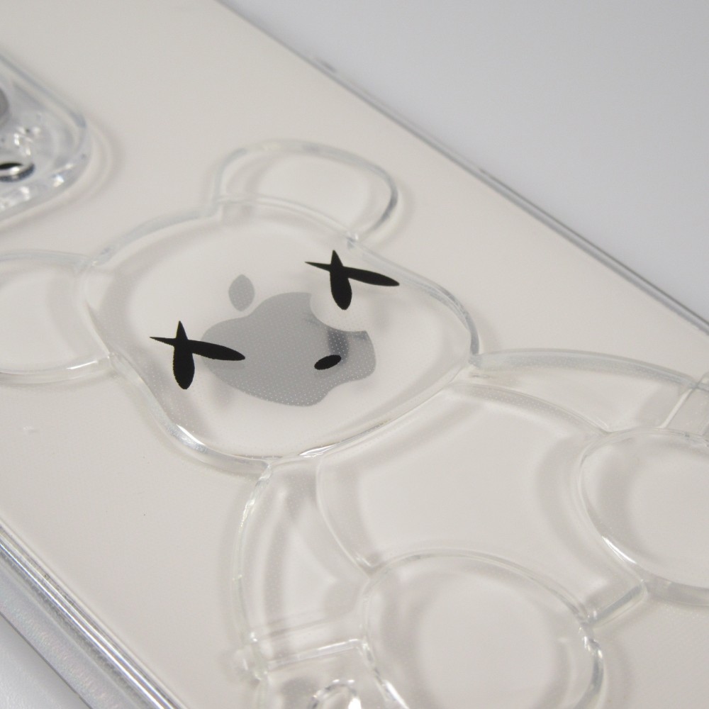 Coque iPhone 13 Pro - Gel Dead bear 3D - Transparent