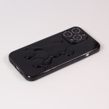 Coque iPhone 13 Pro -Gel Dead bear 3D - Noir