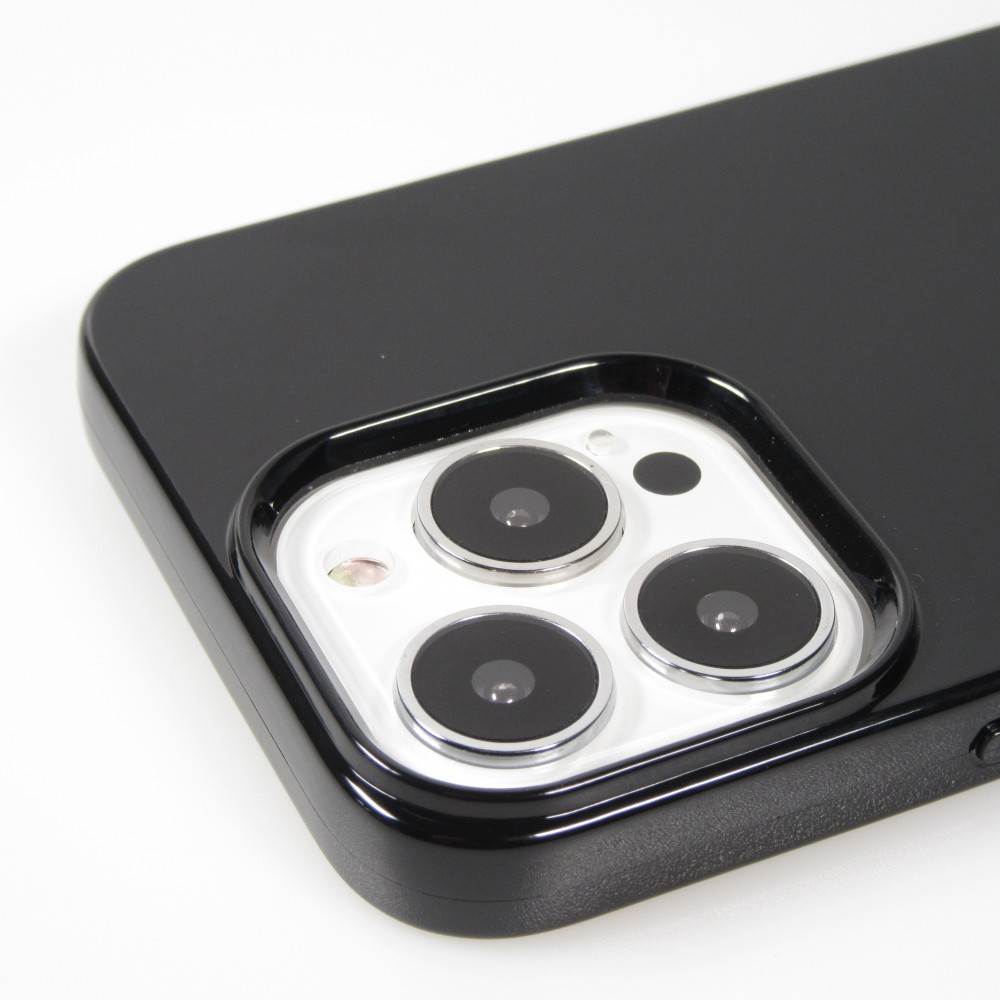 Hülle iPhone 13 Pro - Gummi - Schwarz