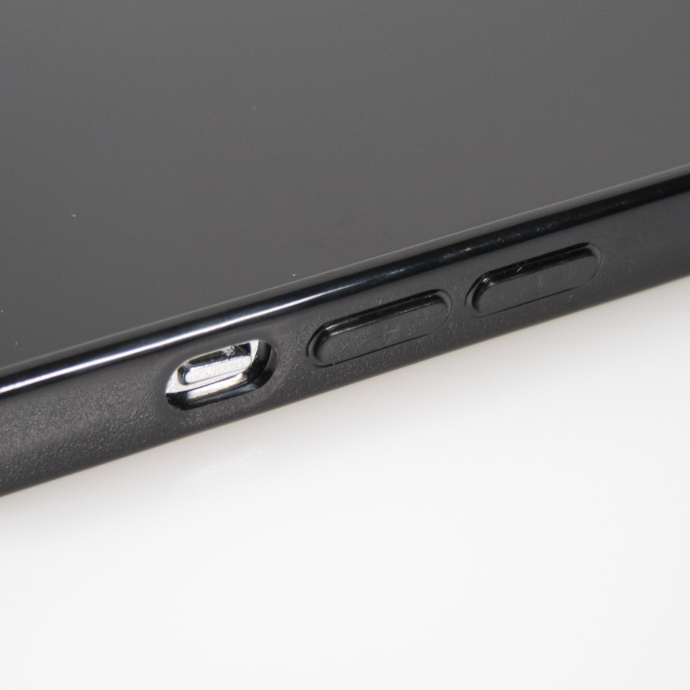 Hülle iPhone 13 Pro - Gummi - Schwarz