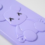 Coque iPhone 13 Pro Max - Gel Dead bear 3D - Violet