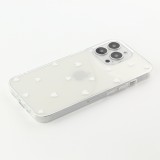 iPhone 13 Pro Case Hülle - Gummi kleines Herz - Weiss
