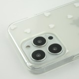 iPhone 13 Pro Case Hülle - Gummi kleines Herz - Weiss