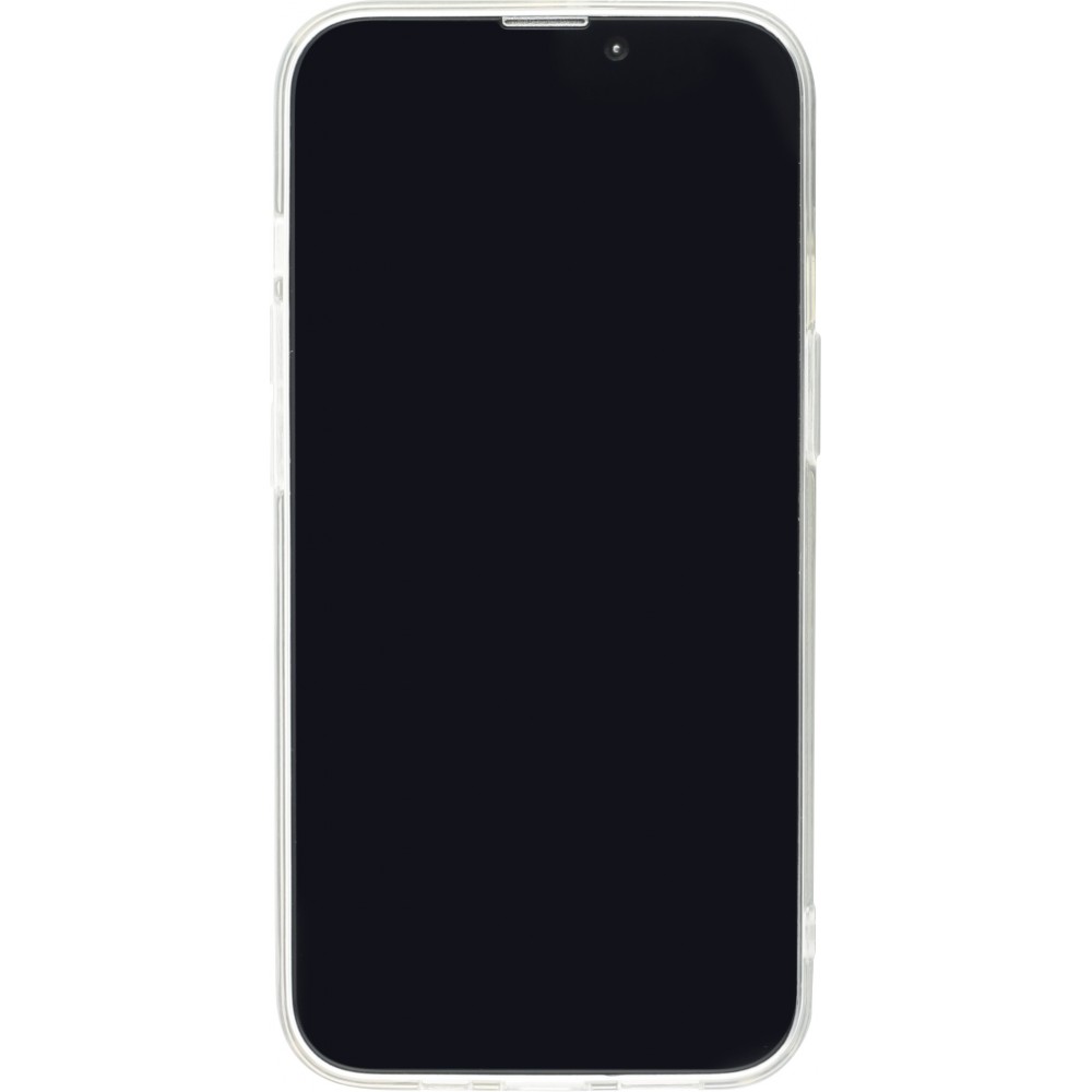 Coque iPhone 13 Pro Max - Gel petit coeur - Noir