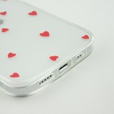 Coque iPhone 13 Pro Max - Gel petit coeur - Rouge