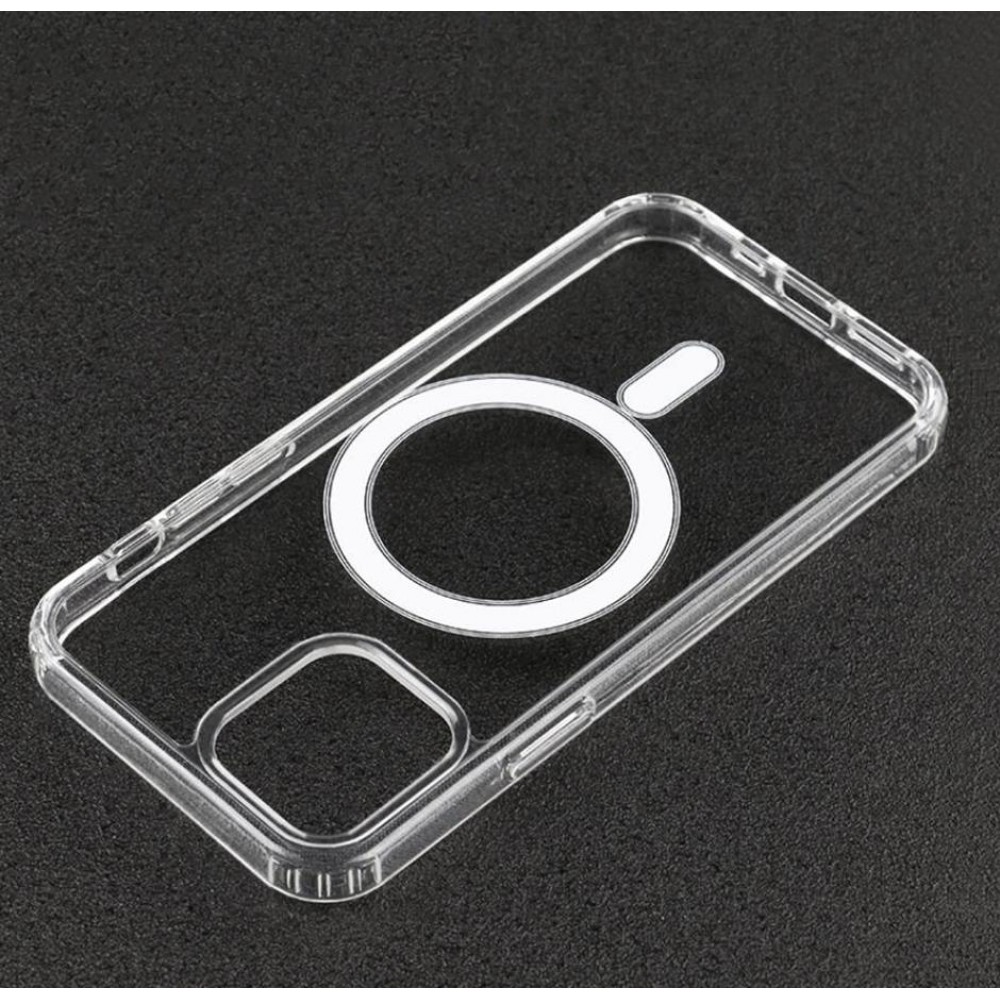 Coque iPhone 13 Pro Max - Gel transparent compatible MagSafe