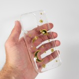 Hülle iPhone 13 Pro Max - Glass 3D Universum - Transparent