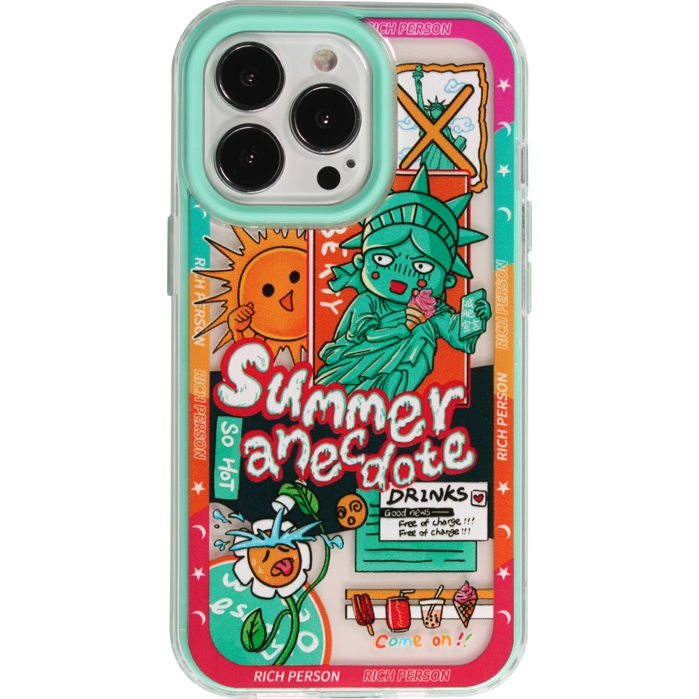 iPhone 13 Pro Case Hülle - Hybride Fun Style Summer anecdote