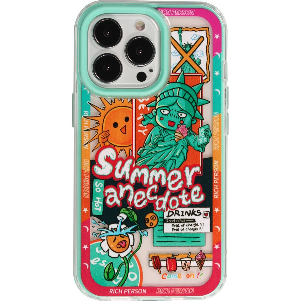 Coque iPhone 13 Pro Max - Hybride Fun Style Summer anecdote