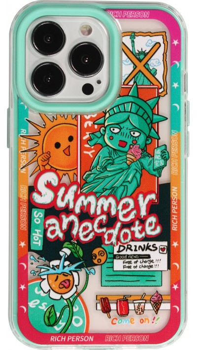 Coque iPhone 13 Pro - Hybride Fun Style Summer anecdote