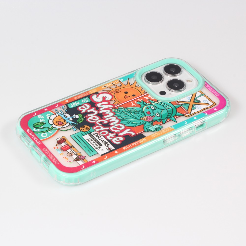 iPhone 13 Pro Case Hülle - Hybride Fun Style Summer anecdote