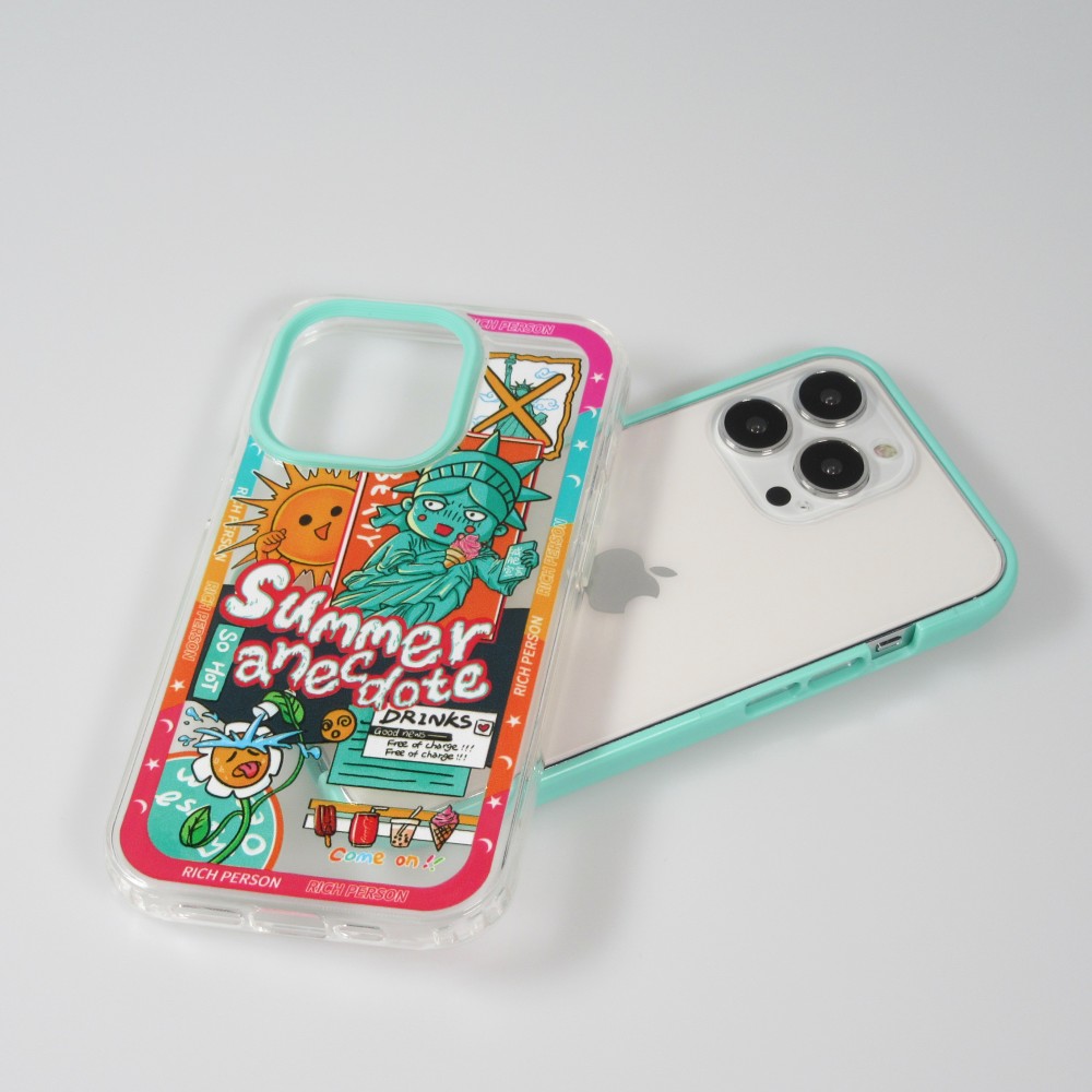 iPhone 13 Pro Case Hülle - Hybride Fun Style Summer anecdote