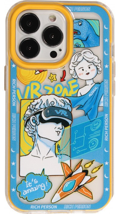 iPhone 13 Pro Max Case Hülle - Hybrid Fun Style VR zone