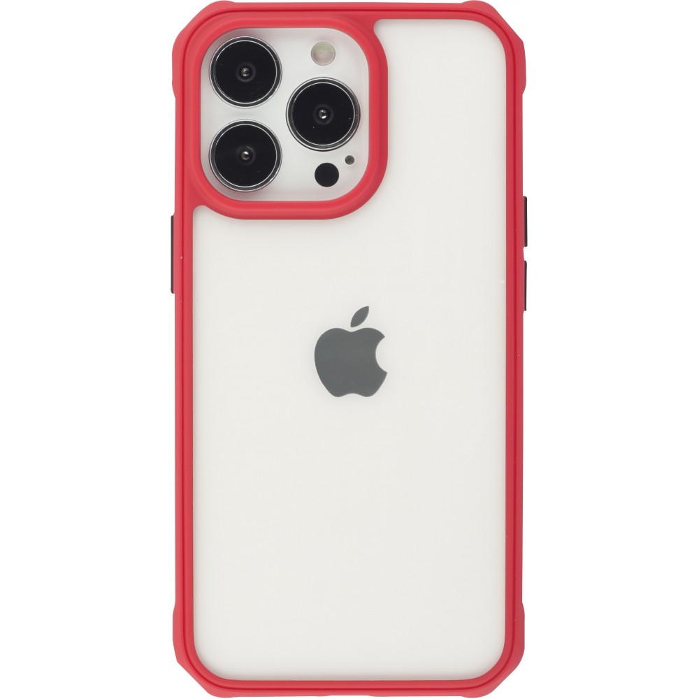 iPhone 13 Pro Max Case Hülle - Mat Glass - Rot