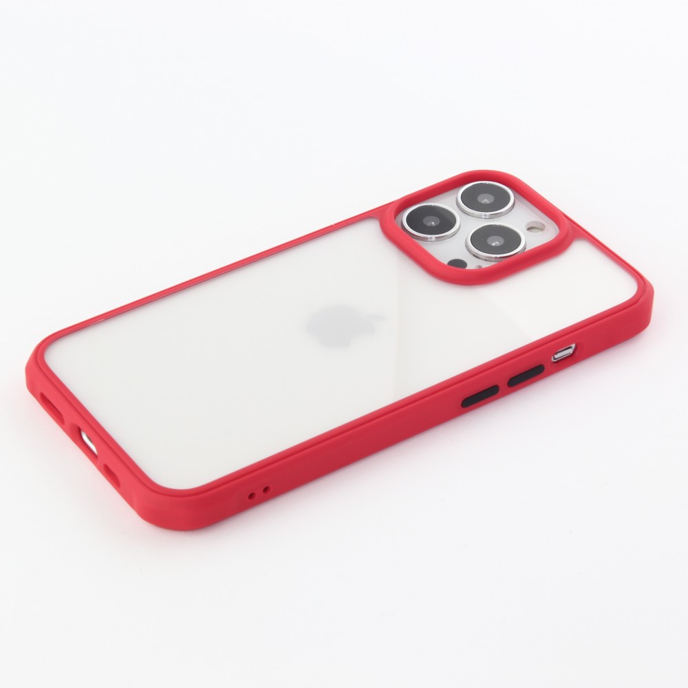 iPhone 13 Pro Case Hülle - Mat Glass - Rot