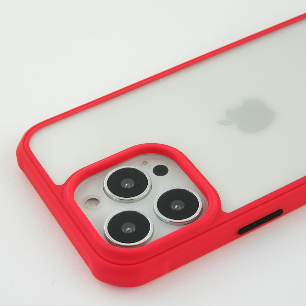 Coque iPhone 13 Pro Max - Mat Glass - Rouge