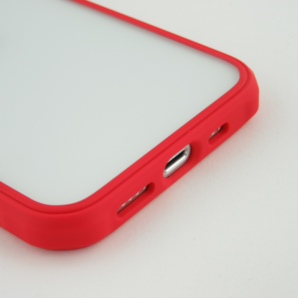 Coque iPhone 13 Pro Max - Mat Glass - Rouge