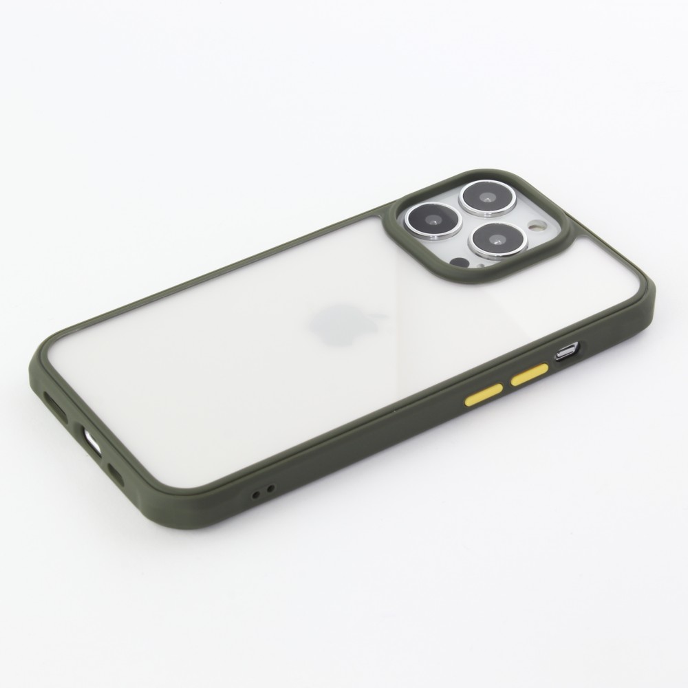 Coque iPhone 13 Pro - Mat Glass - Vert foncé
