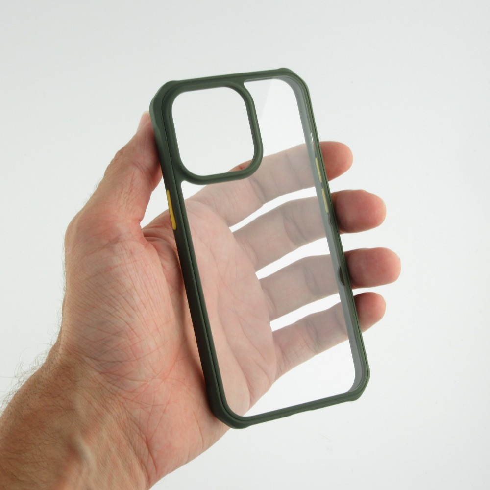 Coque iPhone 13 Pro - Mat Glass - Vert foncé