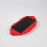 Coque iPhone 13 Pro Max - Bouche 3D en silicone - Rouge