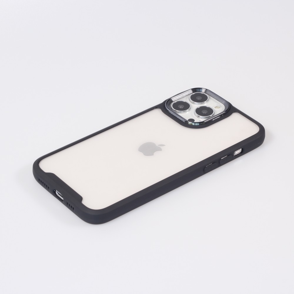 iPhone 13 Pro Max Case Hülle - Fashion Case Pro Camera 360° protection Silikon - Schwarz