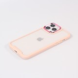 Coque iPhone 13 Pro Max - Fashion Case Pro Camera 360° protection silicone - Rose clair