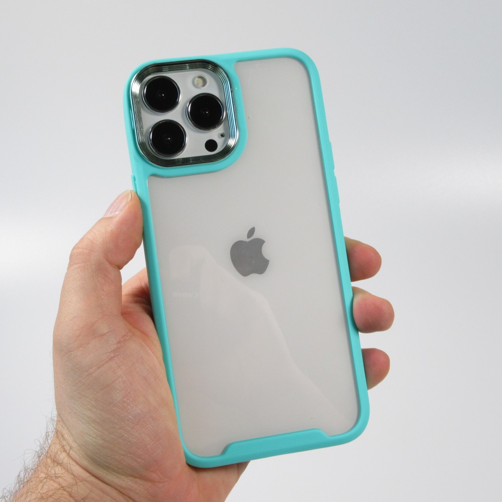 iPhone 13 Pro Max Case Hülle - Fashion Case Pro Camera 360° protection Silikon - Türkis