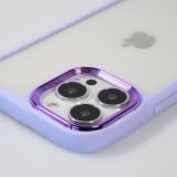 Coque iPhone 13 Pro Max - Fashion Case Pro Camera 360° protection silicone - Violet