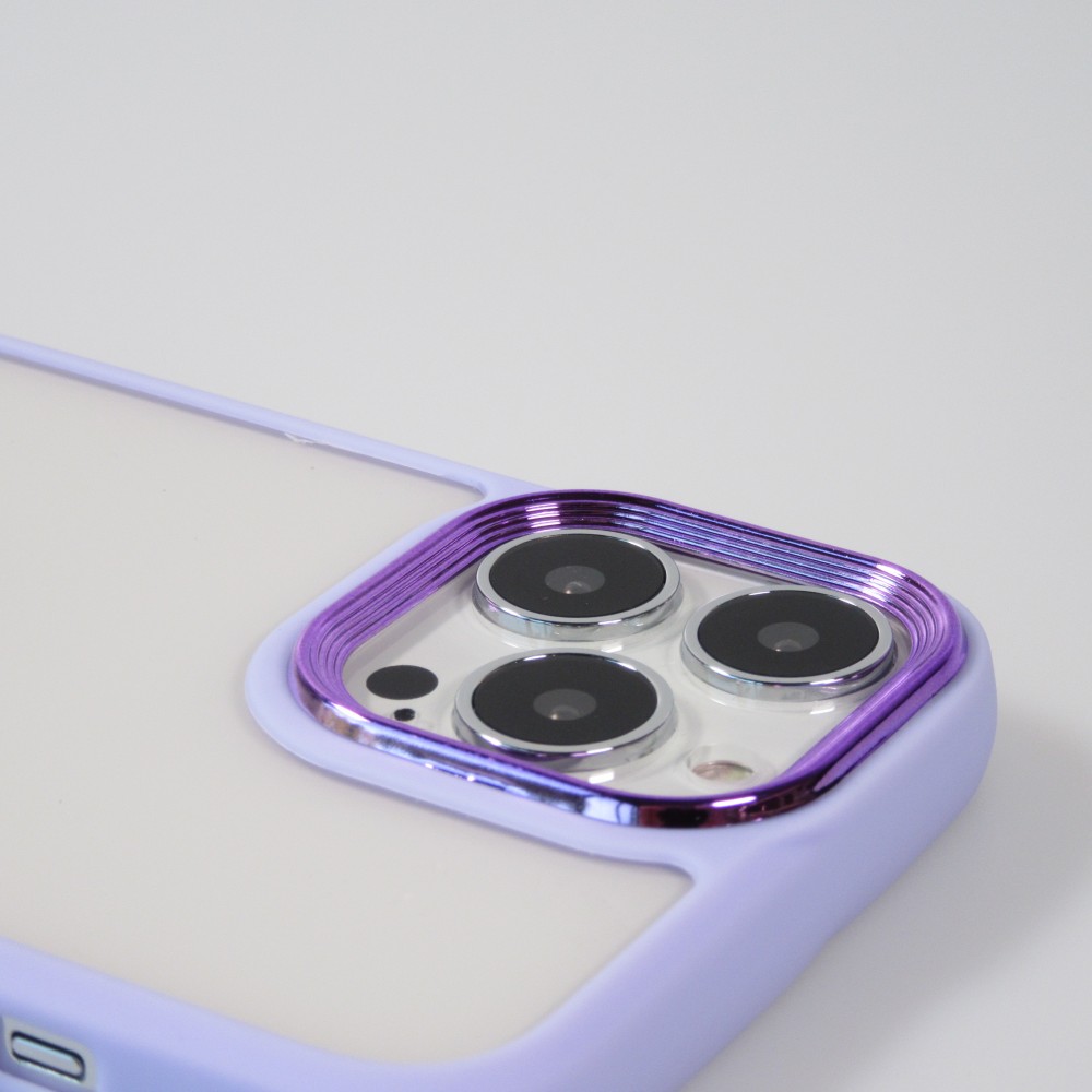 iPhone 13 Pro Max Case Hülle - Fashion Case Pro Camera 360° protection Silikon - Violett