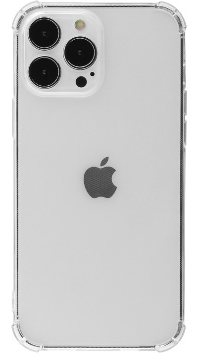 Coque iPhone 13 Pro Max - Gel Transparent Silicone Bumper anti-choc avec protections pour coins