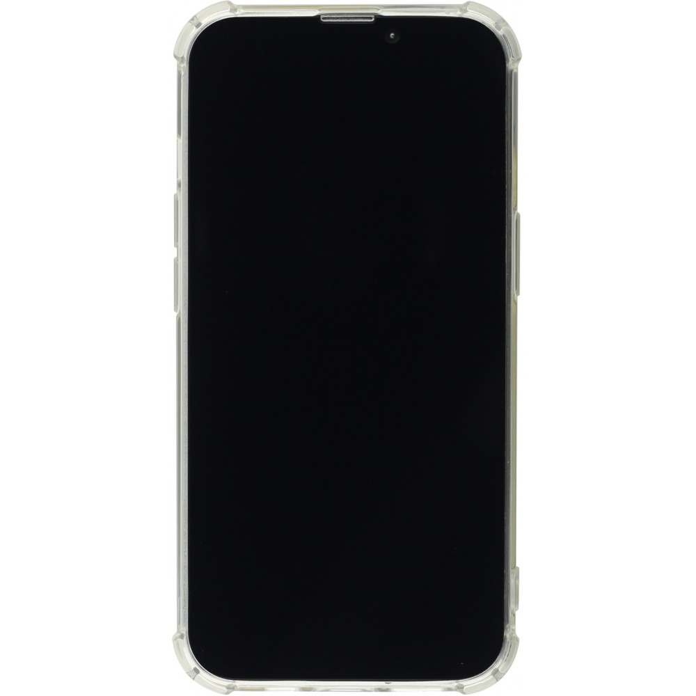 Coque iPhone 13 Pro Max - Gel Transparent Silicone Bumper anti-choc avec protections pour coins