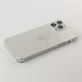 iPhone 13 Pro Max Case Hülle - Gummi Transparent Gel Bumper mit extra Schutz für Ecken Antischock