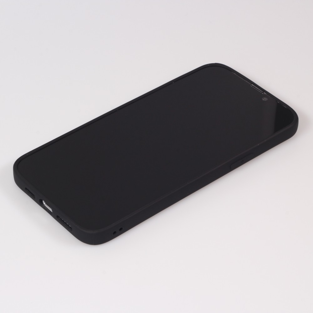 iPhone 13 Pro Max Case Hülle - Silikon Mat - Schwarz