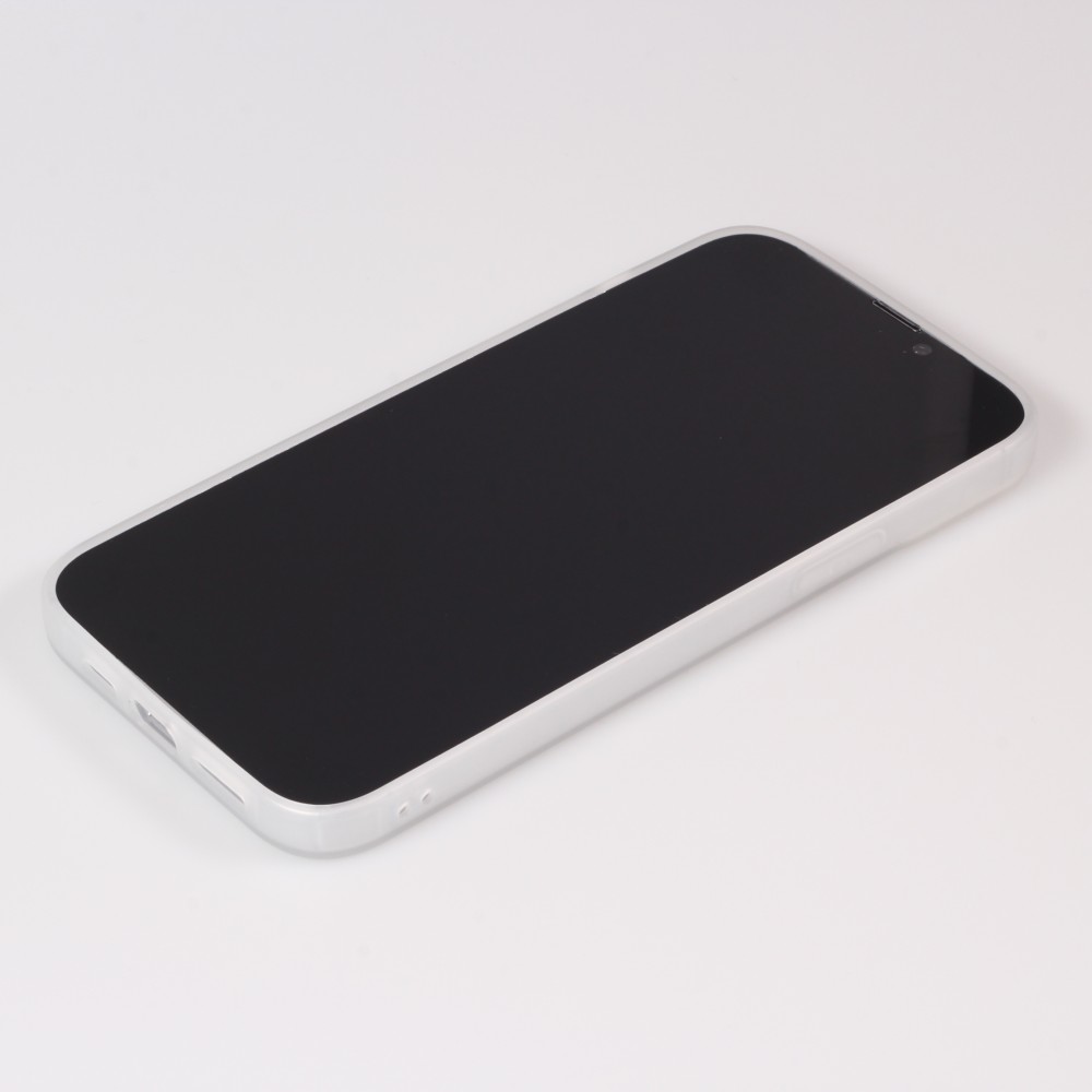 Coque iPhone 13 Pro Max - SIlicone Mat - Transparent opaque