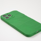 Coque iPhone 13 Pro Max - Silicone 3D texture papier froissé - Vert