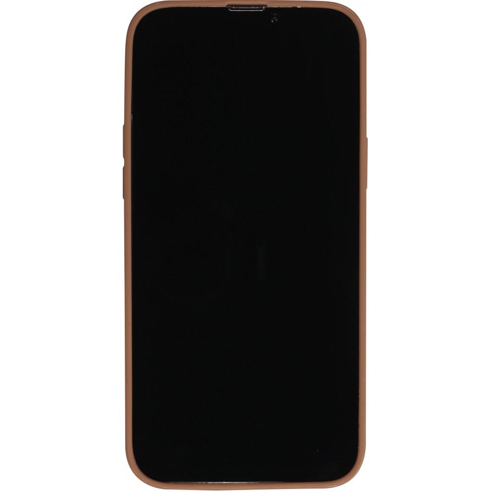 iPhone 13 Pro Max Case Hülle - Silikon Mat - Braun