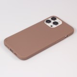 iPhone 13 Pro Max Case Hülle - Silikon Mat - Braun