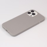 Coque iPhone 13 Pro Max - Silicone Mat - Gris