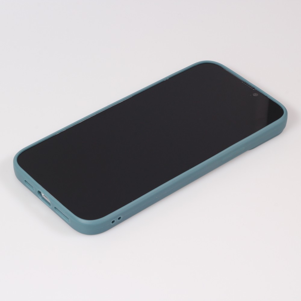 Coque iPhone 13 Pro Max - Silicone Mat - Bleu