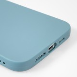 Coque iPhone 13 Pro Max - Silicone Mat - Bleu