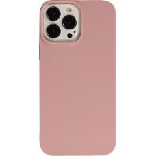 iPhone 13 Pro Max Case Hülle - Silikon Mat - Blass- Rosa