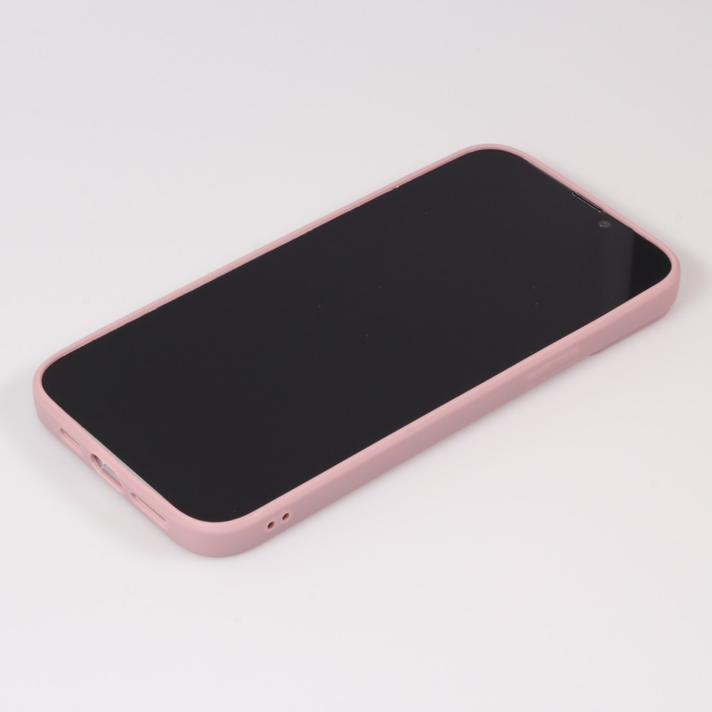 iPhone 13 Pro Max Case Hülle - Silikon Mat - Blass- Rosa